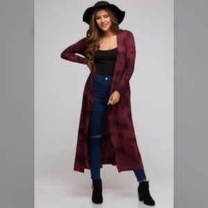 PEACH LOVE Maxi Kimono